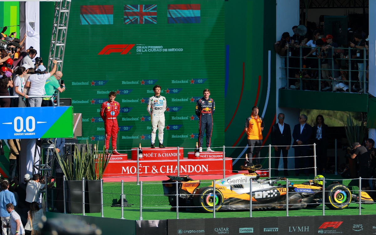 F1: Lando Norris gana el Gran Premio de México F1: Lando Norris gana el Gran Premio de México