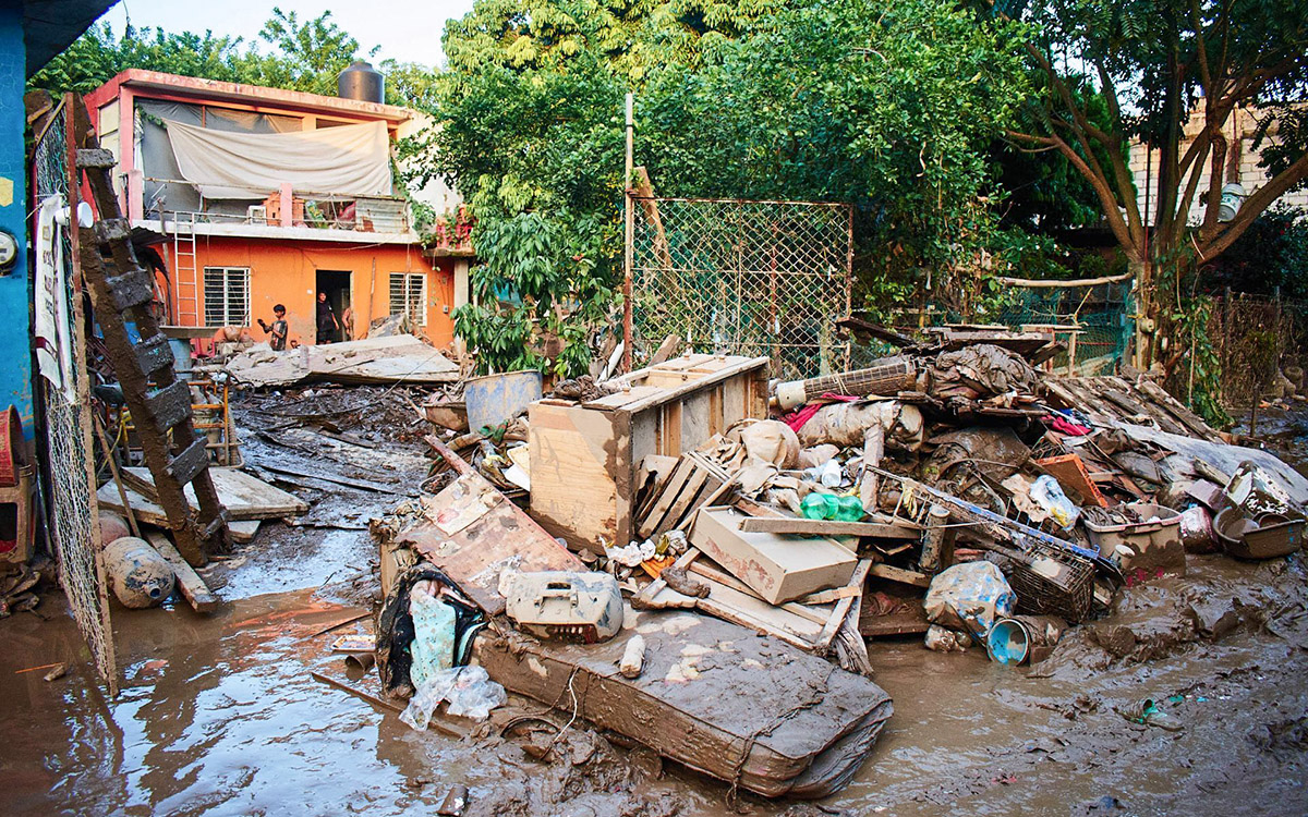 Aumentan a 66 los muertos y a 75 los desaparecidos por lluvias en cinco estados Aumentan a 66 los muertos y a 75 los desaparecidos por lluvias en cinco estados