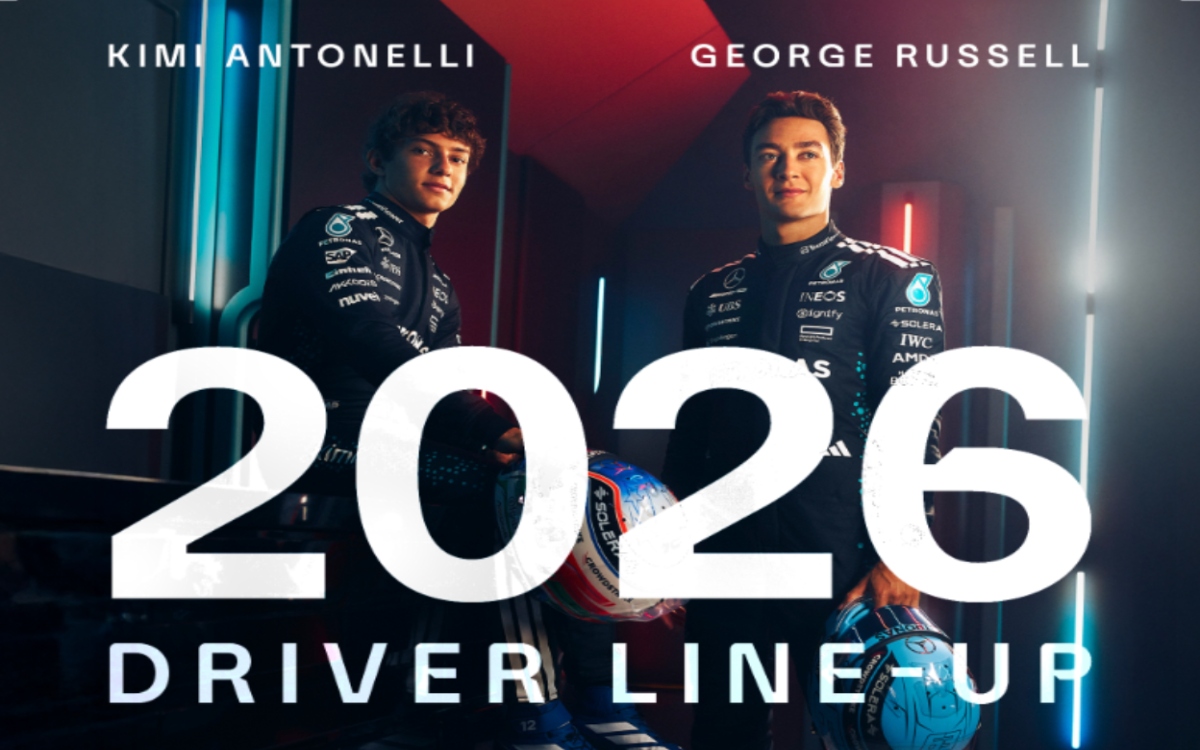 F1: Renueva Mercedes a Russell y Antonelli hasta 2026 F1: Renueva Mercedes a Russell y Antonelli hasta 2026