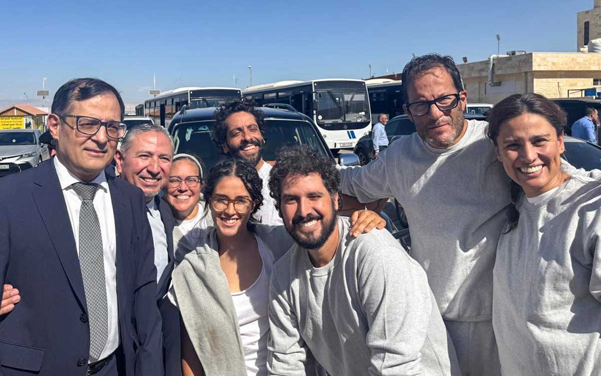 Israel deporta a Jordania a mexicanos detenidos tras participar en la Flotilla Sumud