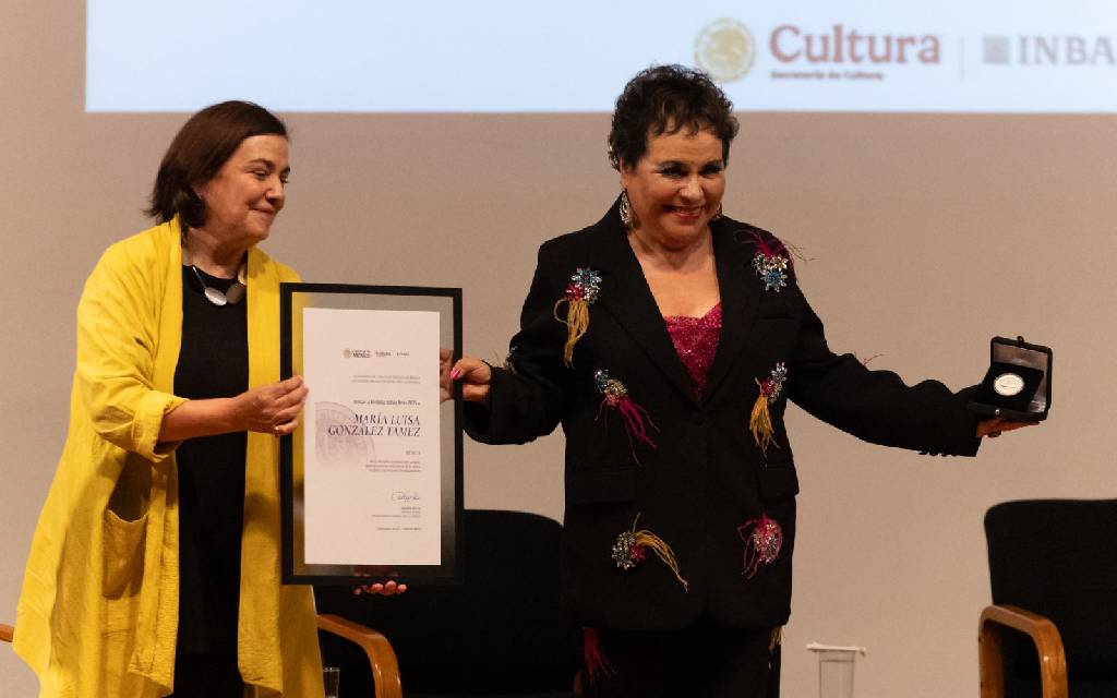 La mezzosoprano María Luisa Tamez recibe la Medalla Bellas Artes 2025 La mezzosoprano María Luisa Tamez recibe la Medalla Bellas Artes 2025