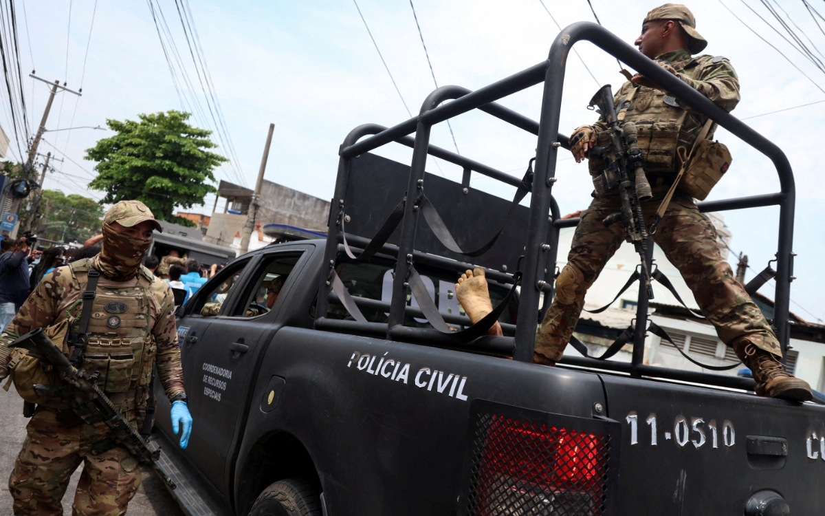 Deja 64 muertos operativo contra el narco en Brasil Deja 64 muertos operativo contra el narco en Brasil