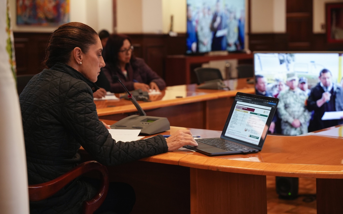 Comité de Emergencia en sesión permanente por intensas lluvias, señala Sheinbaum