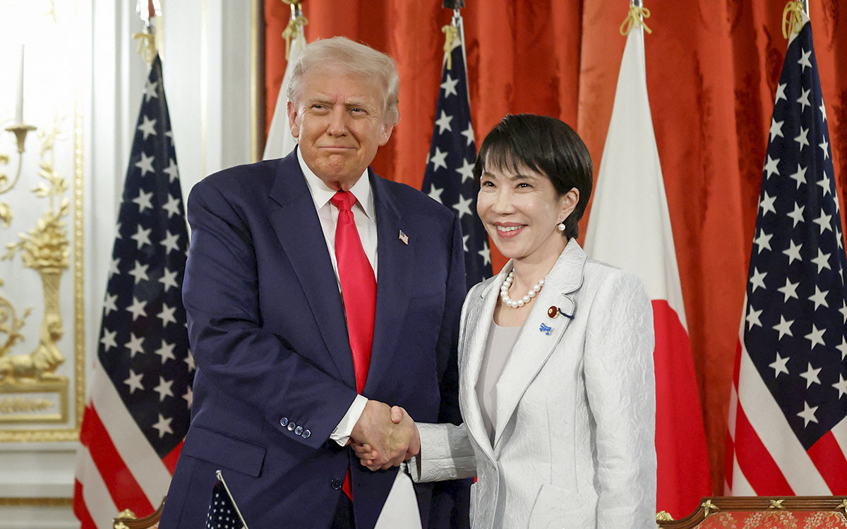 Trump recibe respaldo de la primera ministra japonesa; según la Casa Blanca lo nominará al Nobel de la Paz Trump recibe respaldo de la primera ministra japonesa; según la Casa Blanca lo nominará al Nobel de la Paz
