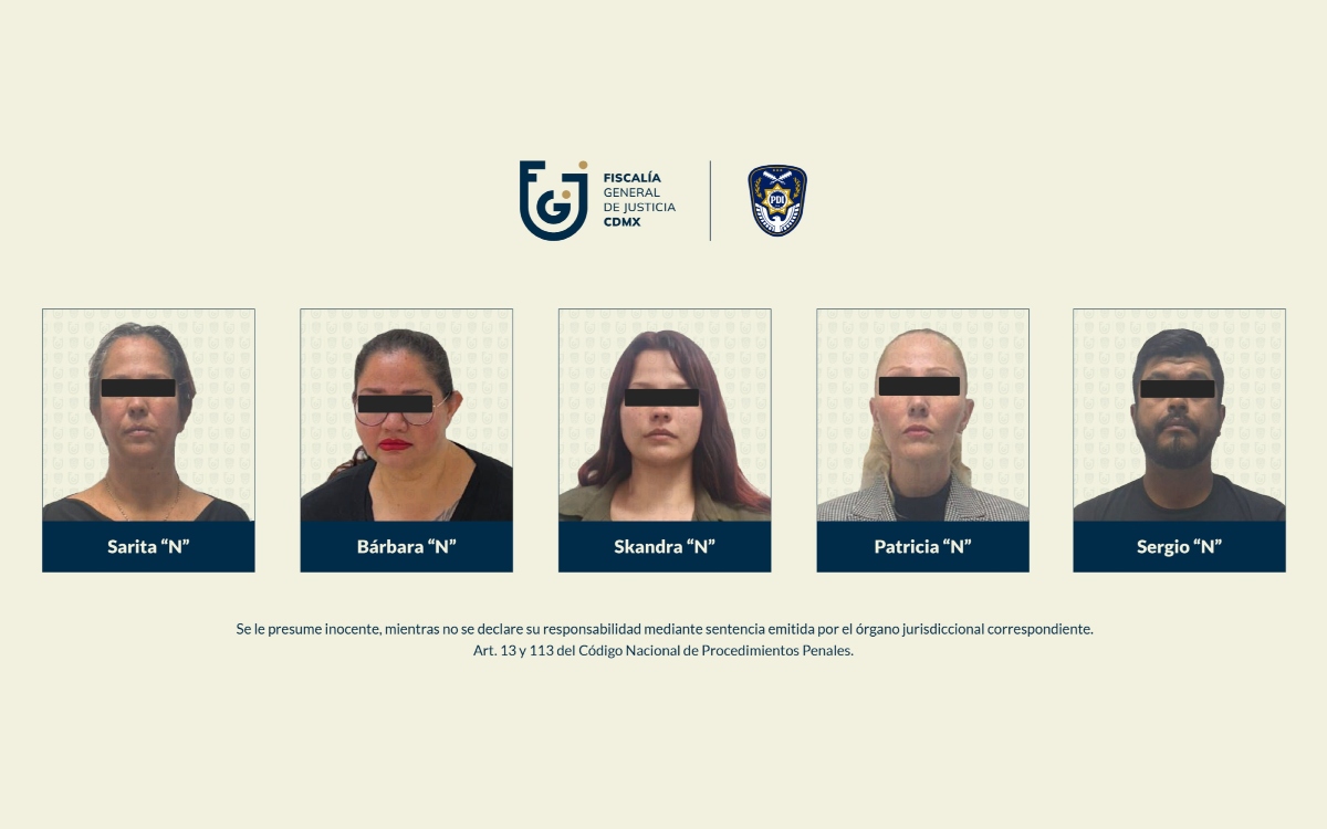 Detienen a 5 personas que vendían plazas falsas del sector salud de la CDMX