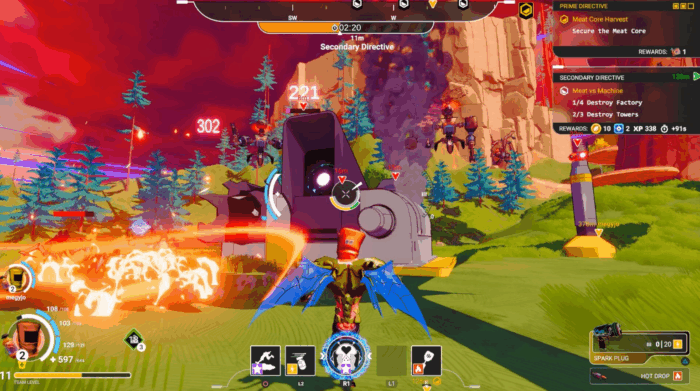 Los combates son rápidos y llenos de acción. 