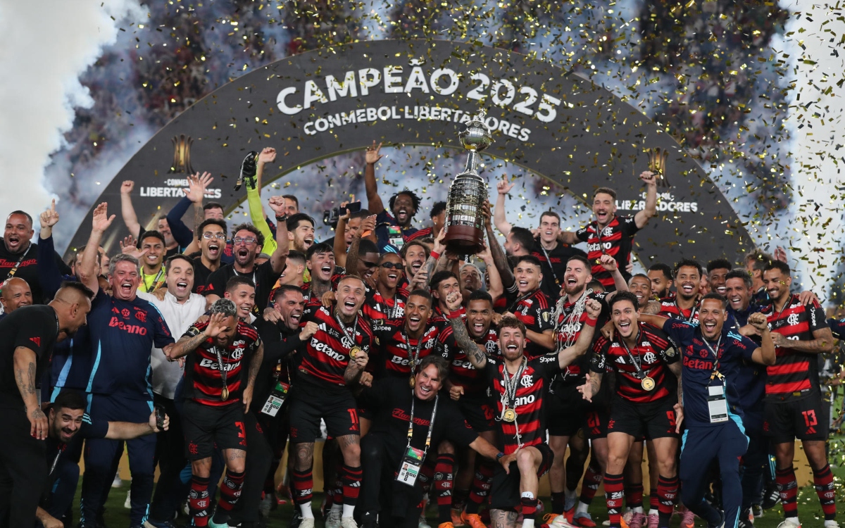 Flamengo conquista la Copa Libertadores y le da a Brasil su vigésimo quinto título Flamengo conquista la Copa Libertadores y le da a Brasil su vigésimo quinto título