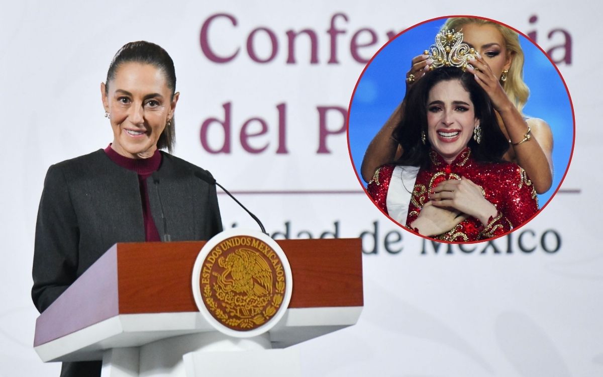 'Me gustó que ella levanta la voz': Sheinbaum felicita a Fátima Bosch, ganadora de Miss Universo 2025 'Me gustó que ella levanta la voz': Sheinbaum felicita a Fátima Bosch, ganadora de Miss Universo 2025
