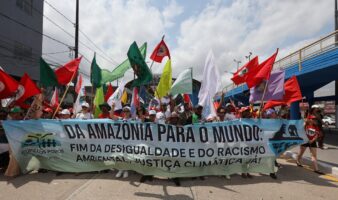 Marcha contra COP30 convoca a 70 mil personas en Belém, Brasil