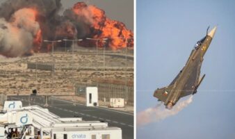 Un piloto muerto tras accidentarse un avión del Ejército indio en el Dubai Airshow