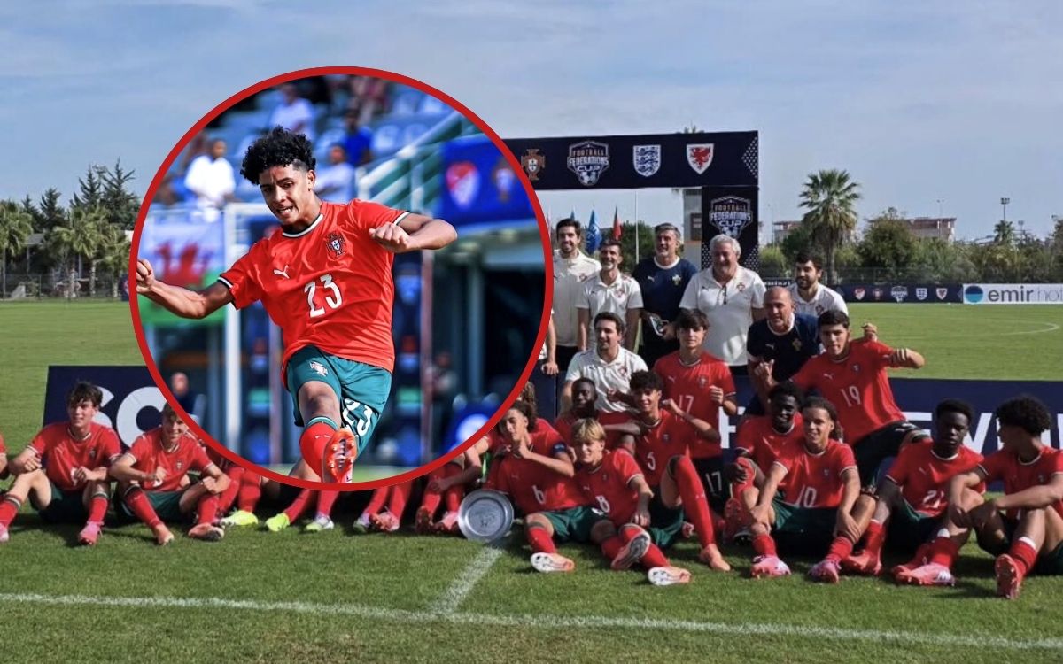 Cristiano Ronaldo Júnior gana la Copa de Federaciones, su segundo trofeo con Portugal Cristiano Ronaldo Júnior gana la Copa de Federaciones, su segundo trofeo con Portugal