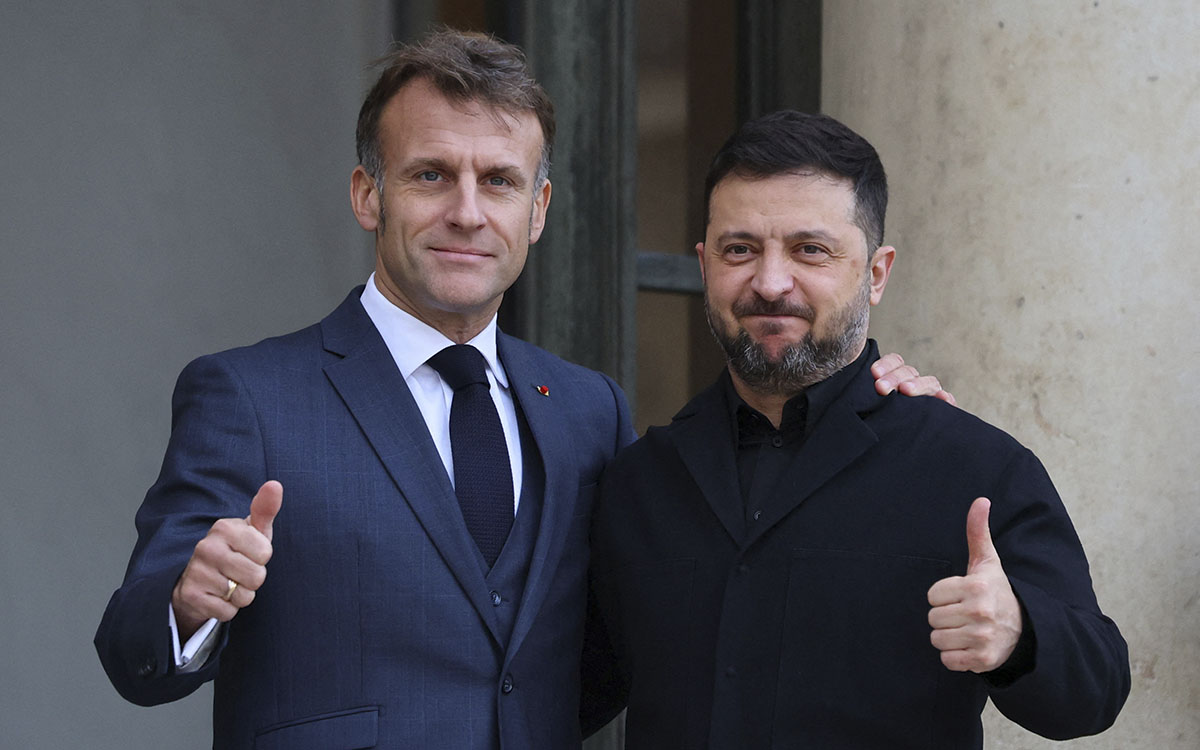 Zelenski y Macron acuerdan que Ucrania compre un centenar de cazas franceses para los próximos diez años Zelenski y Macron acuerdan que Ucrania compre un centenar de cazas franceses para los próximos diez años