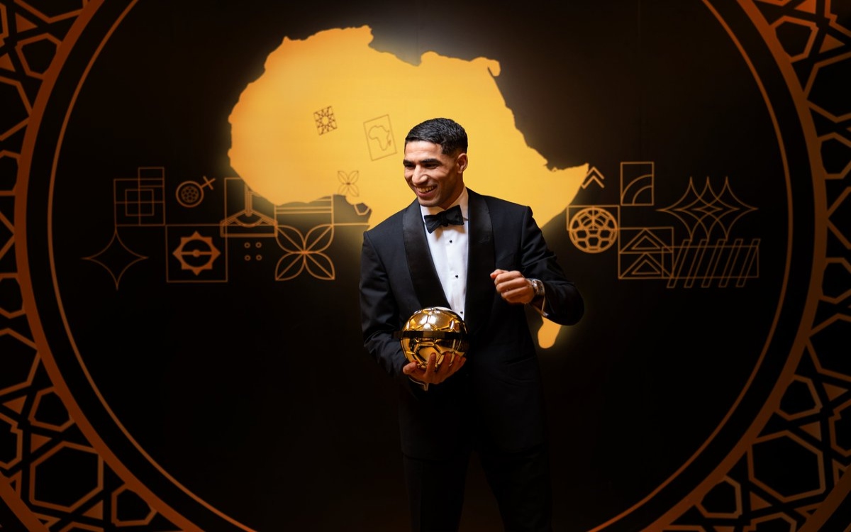 Achraf Hakimi es nombrado el mejor futbolista africano del año | Video Achraf Hakimi es nombrado el mejor futbolista africano del año | Video