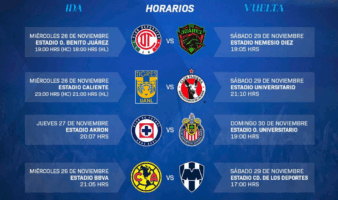 Liga MX da a conocer los horarios para los partidos de Cuartos de Final del Torneo Apertura 2025 | Video