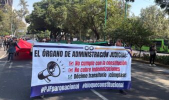 JUFED condena uso de la fuerza contra juzgadores cesados que exigen indemnización
