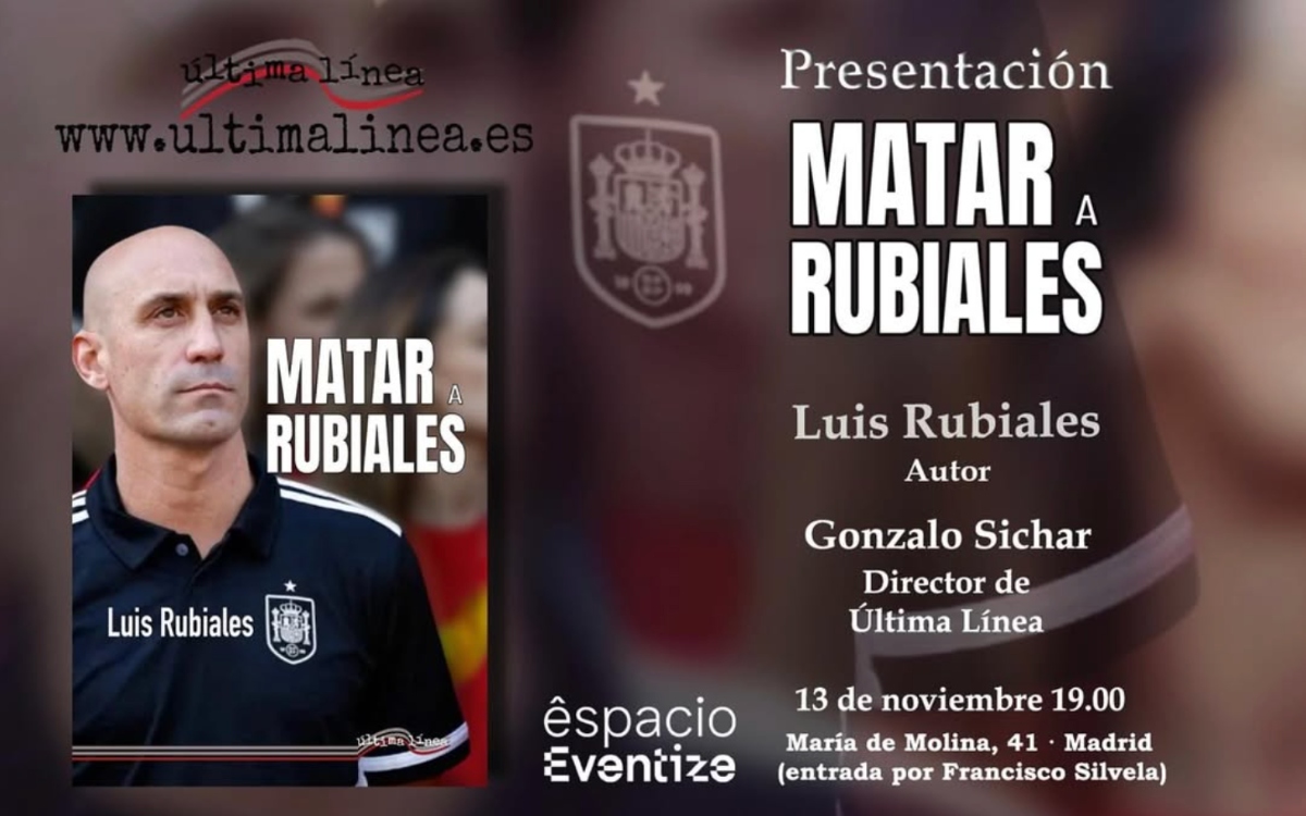 Lanzan huevos a Luis Rubiales durante la presentación de su libro | Video Lanzan huevos a Luis Rubiales durante la presentación de su libro | Video