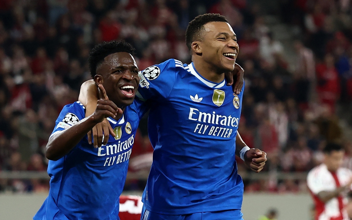 Champions League: Aplasta Kylan Mbappé rebelión griega en El Pireo  | Resultados