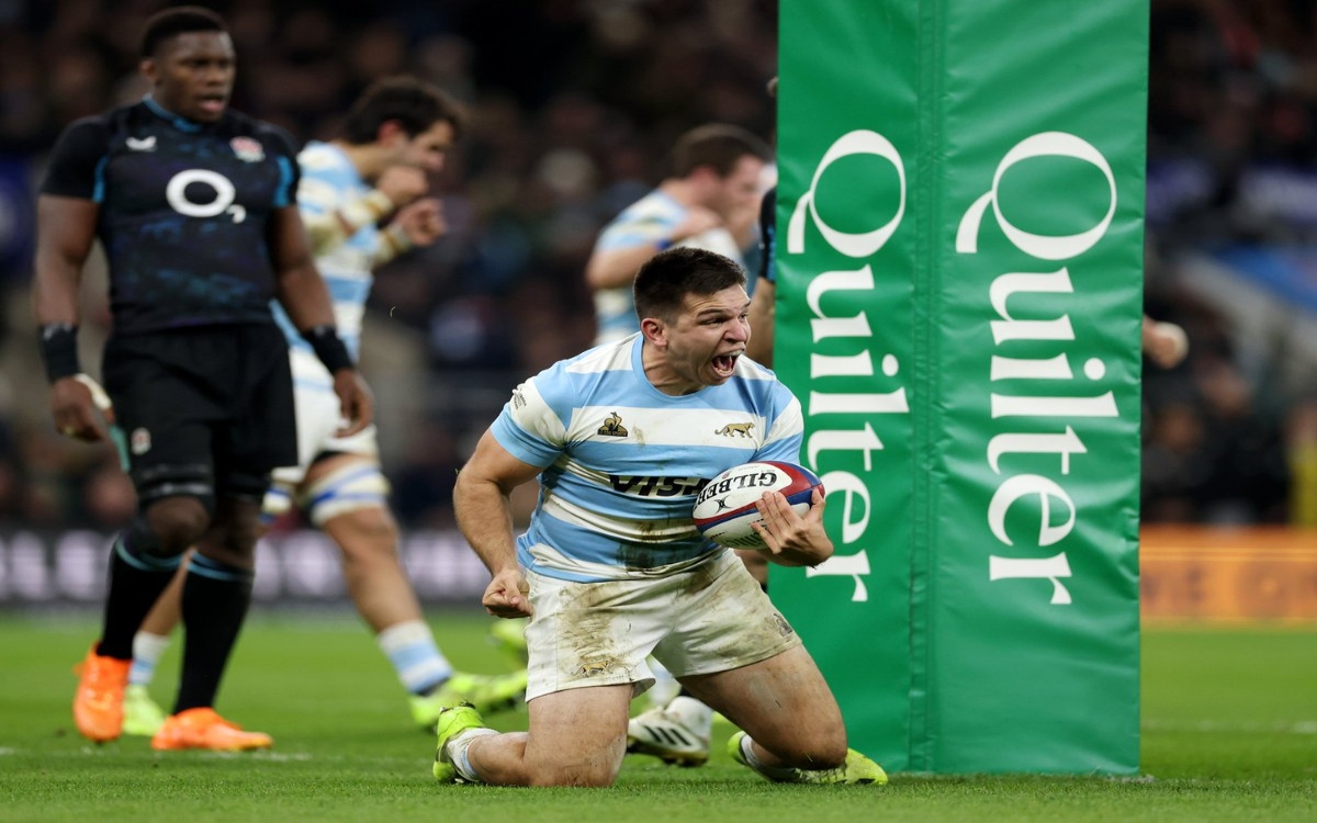 Rugby: Roza Argentina épica remontada ante Inglaterra en Twickenham | Video Rugby: Roza Argentina épica remontada ante Inglaterra en Twickenham | Video