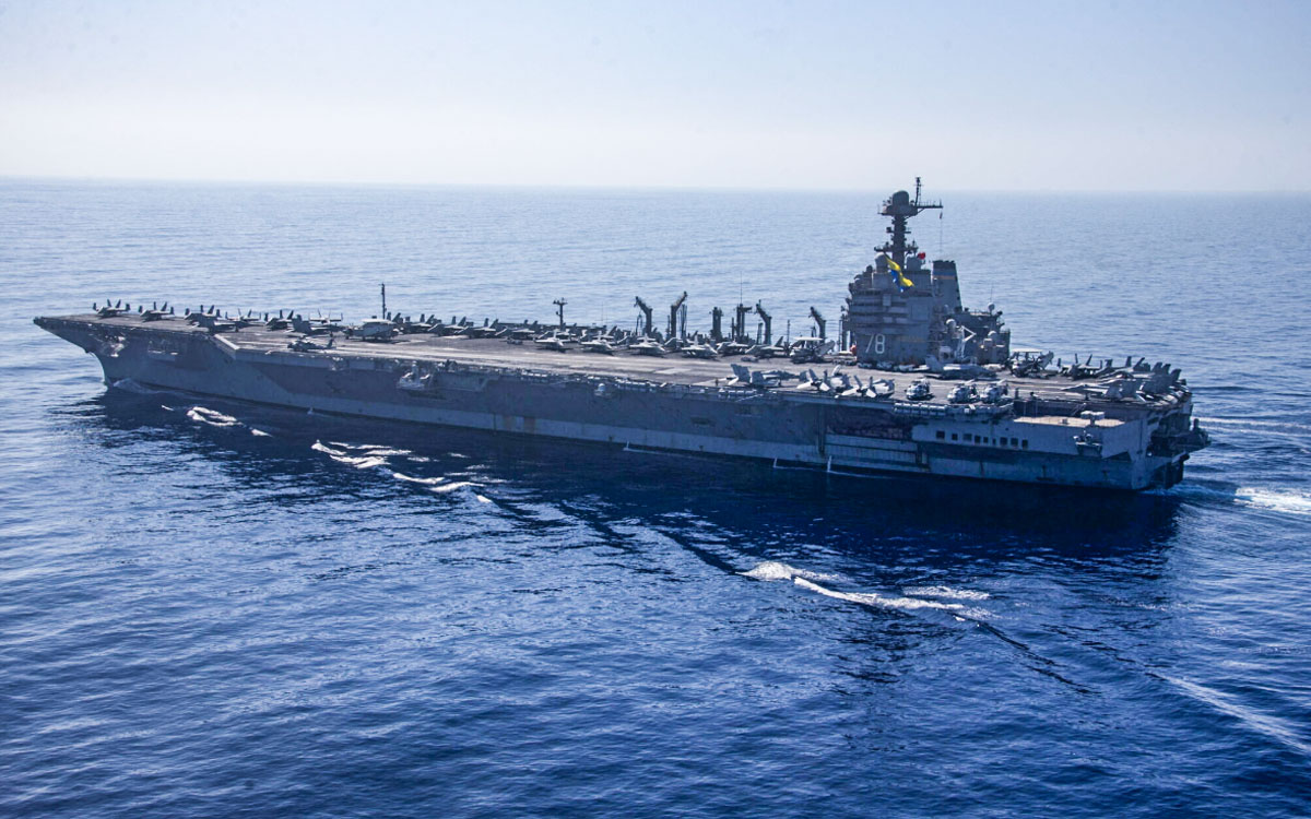 Grupo de ataque del portaaviones Ford incluye destructores con capacidad antiaérea y de misiles: Esquivel Grupo de ataque del portaaviones Ford incluye destructores con capacidad antiaérea y de misiles: Esquivel