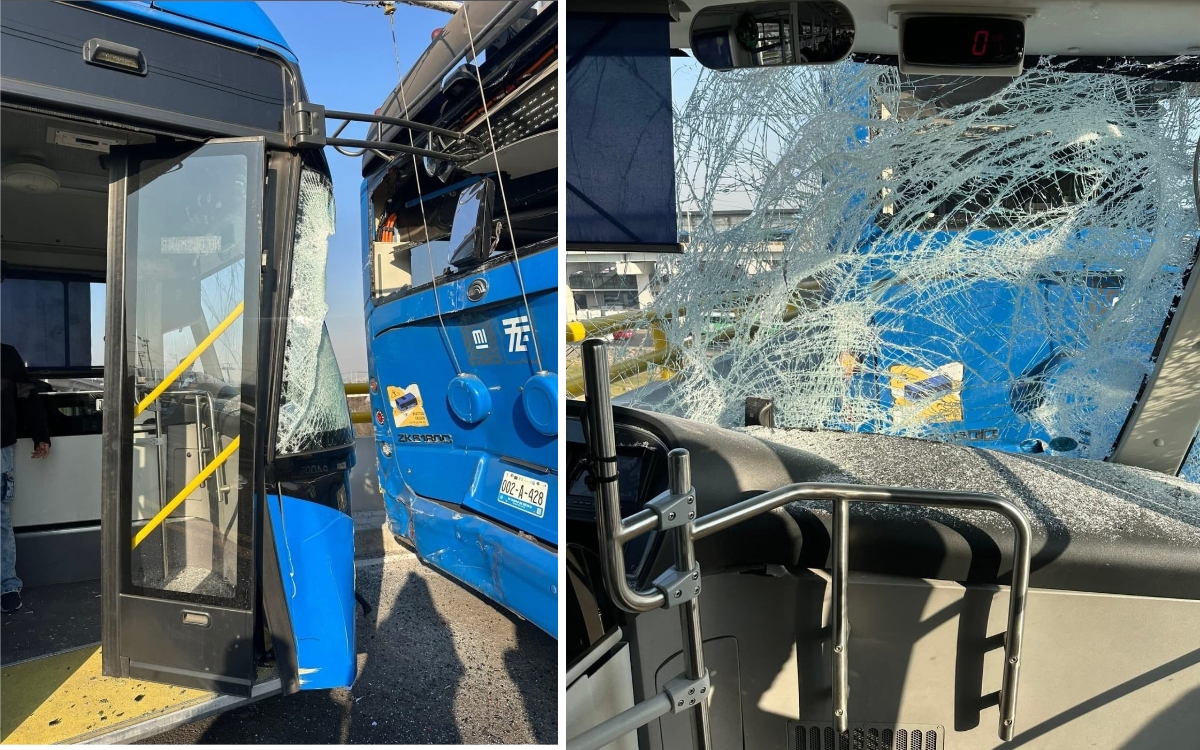 Videos | Choque de trolebuses elevados en Santa Martha deja 26 lesionados Videos | Choque de trolebuses elevados en Santa Martha deja 26 lesionados