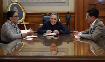 Sheinbaum conversa con el papa León XIV en el Día de la Virgen de Guadalupe