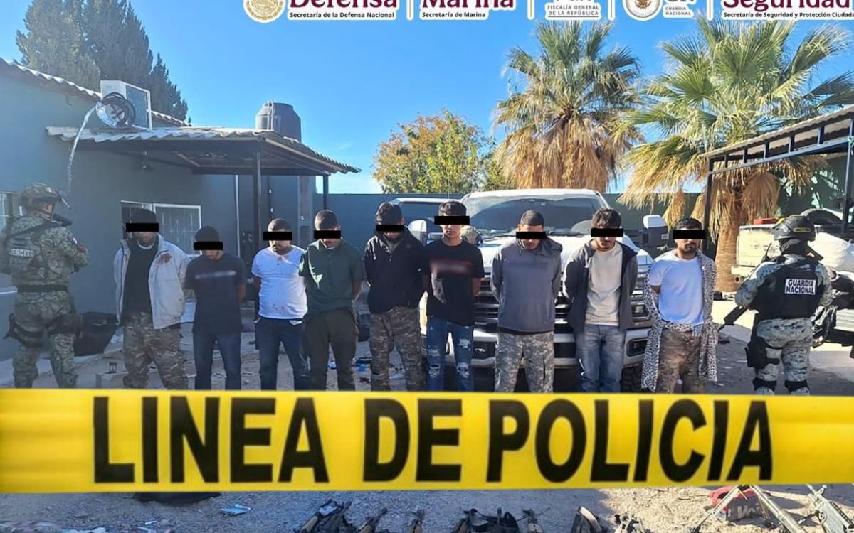 Capturan en Chihuahua a criminal con orden de extradición a EU; aseguran fusiles Barret y dron