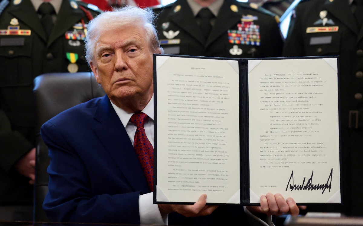 Trump declara el fentanilo como ‘arma de destrucción masiva’ Trump declara el fentanilo como ‘arma de destrucción masiva’