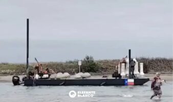 Estados Unidos instala muro flotante en el Río Bravo sin avisar a México