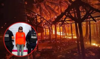 Incendio en Mahahual durante Navidad deja al menos 50 palapas quemadas y un detenido