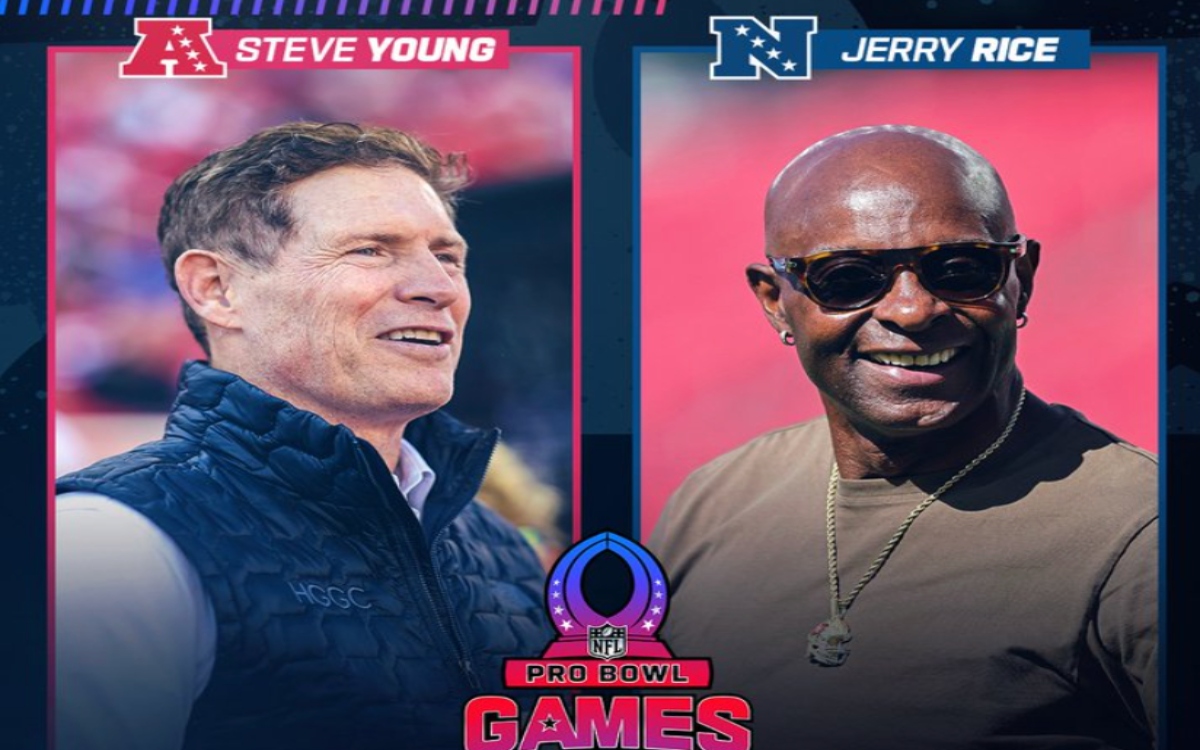 NFL: Jerry Rice y Steve Young, entrenadores para el Pro Bowl 2026 NFL: Jerry Rice y Steve Young, entrenadores para el Pro Bowl 2026
