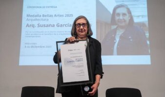 Susana Garçía Fuentes recibe la Medalla Bellas Artes de Arquitectura