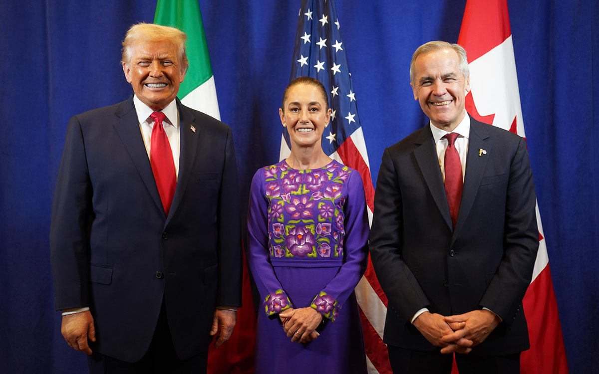 Trump afirma que comercio fue tema central en reunión con Sheinbaum y Carney en sorteo del Mundial 2026