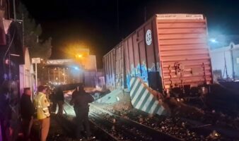 Vagón de Ferromex se descarrila en zona fronteriza de Nogales