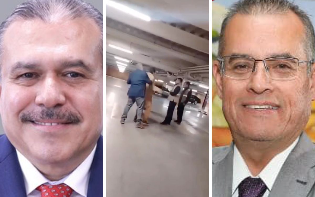 Video | Diputado del PT y director de caminos del Edomex arman zafarrancho en centro comercial