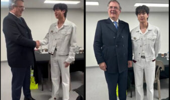 Ebrard asegura que convenció a BTS de realizar gira en México