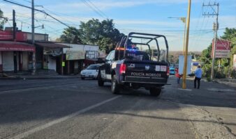 Enfrentamiento deja un muerto y dos policías heridos en Yautepec, Morelos