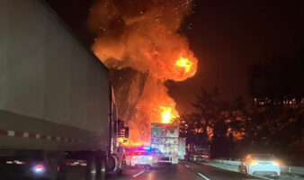 Explosión de pipa de gas LP moviliza a cuerpos de emergencia en la autopista México-Querétaro