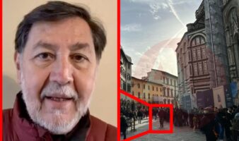 Desde Italia, Fernández Noroña exige presentación con vida de Maduro | Fotos