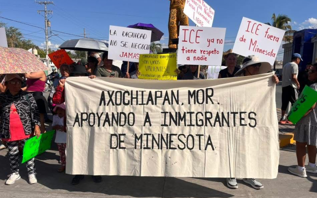 Morelos: Habitantes de Axochiapan marchan en apoyo a migrantes detenidos en EE. UU. Morelos: Habitantes de Axochiapan marchan en apoyo a migrantes detenidos en EE. UU.