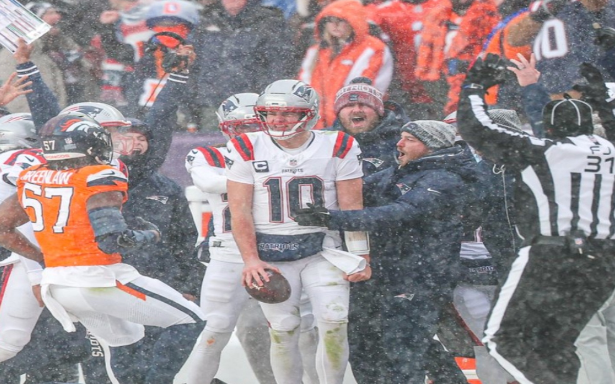 Final AFC: Dan Patriots la campanada en el nevado Empower Field at Mile High