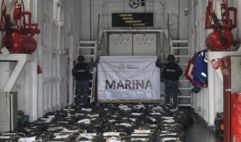Marina logra el decomiso más grande de cocaína en lo que va de 2026