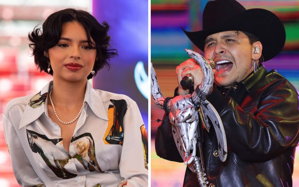 Ángela Aguilar y Christian Nodal quedaron atrapados en balacera en Zacatecas Ángela Aguilar y Christian Nodal quedaron atrapados en balacera en Zacatecas