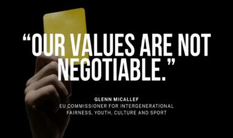 Rechaza Comisión Europea levantar el veto al futbol ruso: 'nuestros valores no se negocian'