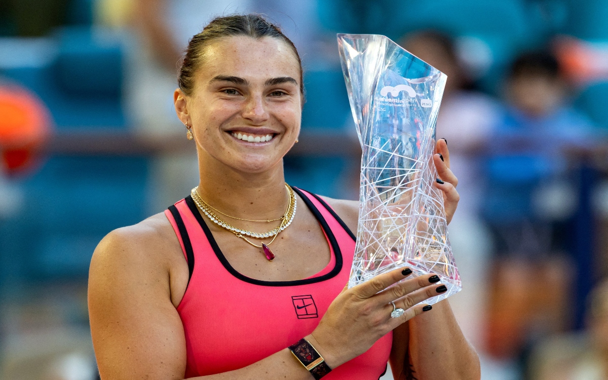 Revalida Aryna Sabalenka el título en el Abierto de Miami | Video Revalida Aryna Sabalenka el título en el Abierto de Miami | Video