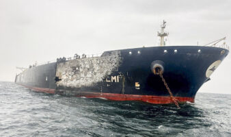 Ataque a superpetrolero cargado en Dubái; Kuwait señala a Irán