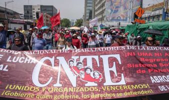 CNTE realizará paro nacional y megamarcha en CDMX; prevén bloqueos y plantón en el Zócalo