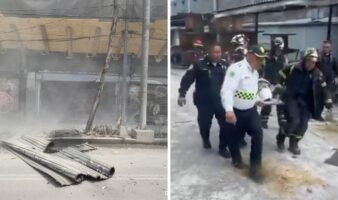 Colapsa edificio en alcaldía Cuauhtémoc; al menos un muerto, dos atrapados y un herido