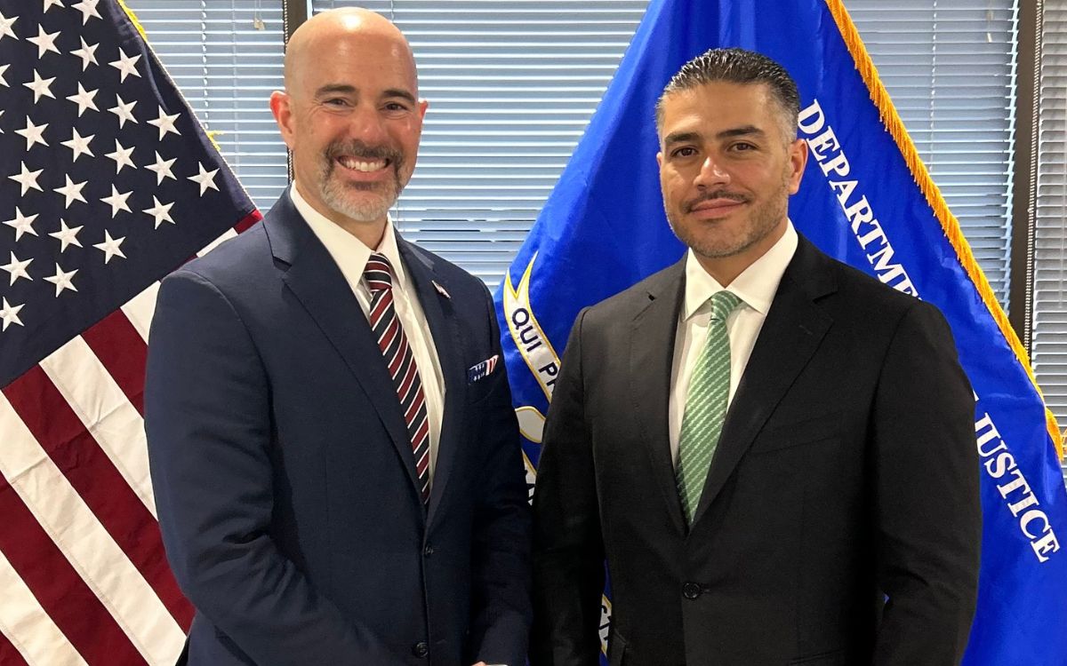 García Harfuch se reúne con el director de la DEA en EE. UU. García Harfuch se reúne con el director de la DEA en EE. UU.