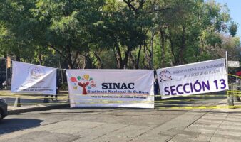 Continúa el cierre de instalaciones de la Secretaría de Cultura por parte de trabajadores sindicalizados