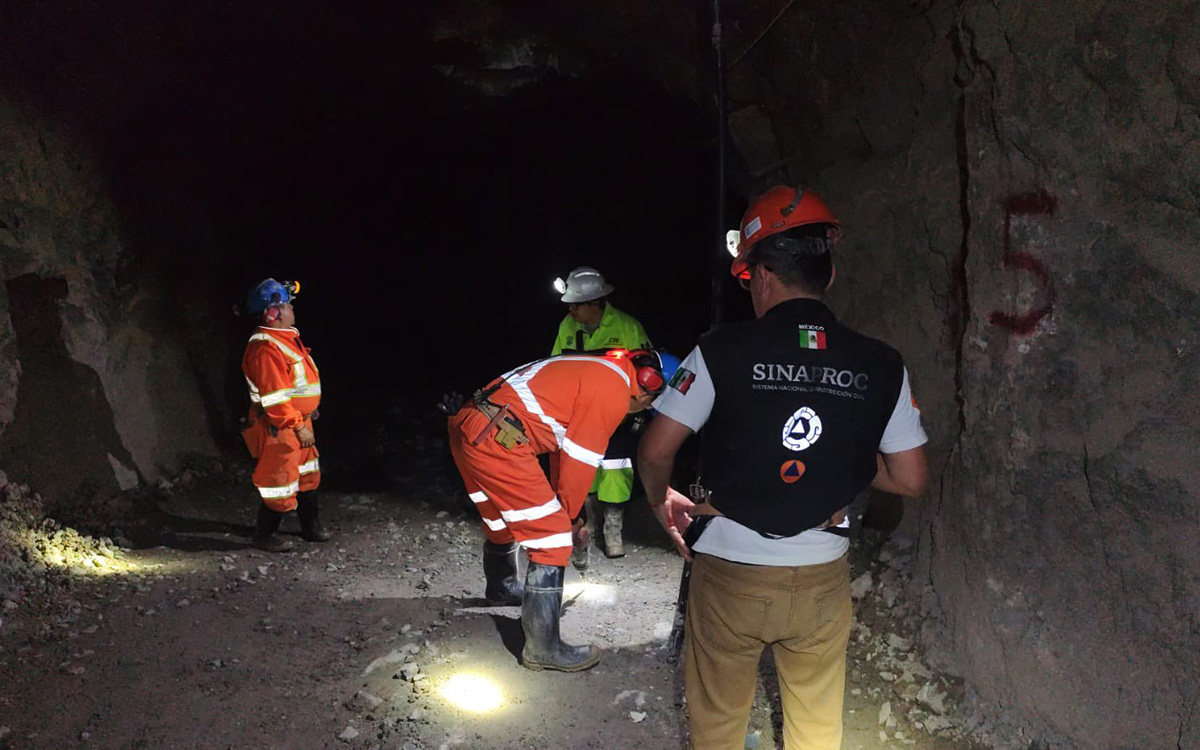 Confirman identidad del minero fallecido en El Rosario; continúa búsqueda del último atrapado